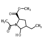 CAS#: 548490-83-1， Methyl 1-Acetyl-4-Ethyl-5-Hydroxy-D-Prolinate