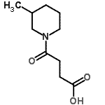 CAS#: 549477-63-6， 4-(3-Methyl-1-Piperidinyl)-4-Oxobutanoic Acid