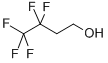 structure of CAS# 54949-74-5, 3,3,4,4,4-Pentafluorobutan-1-Ol;1,1,2,2-Tetrahydroperfluoro-1-Butanol;1-Butanol, 3,3,4,4,4-Pentafluoro-