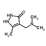 CAS#: 54952-59-9， 4-[(Dimethylamino)Methyl]-5-Methyl-1,2-Dihydro-3H-Pyrazol-3-One