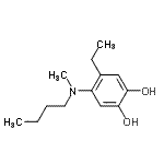 CAS#: 549548-19-8， 4-[Butyl(Methyl)Amino]-5-Ethyl-1,2-Benzenediol
