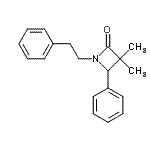 CAS#: 54965-33-2， 3,3-Dimethyl-4-Phenyl-1-(2-Phenylethyl)-2-Azetidinone