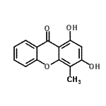 CAS#: 55092-48-3， 1,3-Dihydroxy-4-Methyl-9H-Xanthen-9-One
