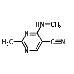CAS#: 55114-45-9， 2-Methyl-4-(Methylamino)-5-Pyrimidinecarbonitrile