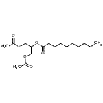CAS#: 55124-86-2， 1,3-Diacetoxy-2-Propanyl Decanoate