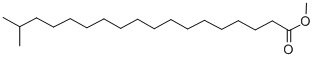 structure of CAS# 55124-97-5, Methyl 17-Methyloctadecanoate;Octadecanoic Acid, 17-Methyl-, Methyl Ester;17-Methyloctadecanoic Acid Methyl Ester;17-Methylstearic Acid Methyl Ester