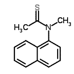 CAS 登录号：55145-23-8， N-甲基-N-(1-萘基)硫代乙酰胺