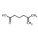 structure of CAS# 55170-74-6, 5-Methyl-5-Hexenoic Acid;5-Hexenoic acid, 5-methyl-;5-Methyl-5-hexenoic acid;5-Methyl-5-hexenoic acid #