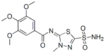 CAS#: 55217-91-9， N-(4,5-Dihydro-4-Methyl-2-Sulfamoyl-1,3,4-Thiadiazol-5-Ylidene)-3,4,5-Trimethoxybenzamide
