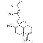 CAS#: 55252-88-5， 5-[(3E)-4-Carboxy-3-Methyl-3-Buten-1-Yl]-5,6,8A-Trimethyl-3,4,4A,5,6,7,8,8A-Octahydro-1-Naphthalenecarboxylic Acid
