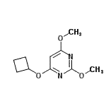 CAS 登录号：552880-83-8， 4-(环丁基氧基)-2,6-二甲氧基嘧啶