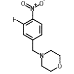 CAS#: 552883-91-7， 4-(3-Fluoro-4-Nitrobenzyl)Morpholine