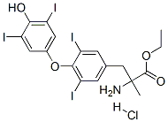 CAS#: 55327-22-5， Ethyl O-(4-Hydroxy-3,5-Diiodophenyl)-3,5-Diiodo-alpha-Methyl-DL-Tyrosinate Hydrochloride