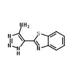 CAS 登录号：553681-84-8， 4-(1,3-苯并噻唑-2-基)-1H-1,2,3-三唑-5-胺