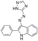 CAS#: 55425-38-2， 2-Phenyl-3-(1H-1,2,4-Triazol-5-Ylazo)-1H-Indole