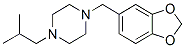 CAS#: 55436-38-9， 4-[(1,3-Benzodioxol-5-Yl)Methyl]-1-Isobutylpiperazine
