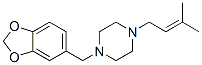 CAS#: 55436-39-0， 1-(3-Methyl-2-Butenyl)-4-(3,4-Methylenedioxybenzyl)Piperazine