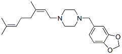 CAS#: 55436-45-8， 1-[(2Z)-3,7-Dimethyl-2,6-Octadienyl]-4-[(1,3-Benzodioxol-5-Yl)Methyl]Piperazine