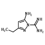 CAS#: 55458-21-4， 5-Amino-3-Ethyl-1H-Pyrazole-1-Carboximidamide