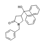 CAS#: 55470-23-0， 1-Benzyl-4-[Hydroxy(Diphenyl)Methyl]-2-Pyrrolidinone