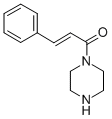 structure of CAS# 55486-27-6, 1-Cinnamoyl-Piperazine;3-Phenyl-1-Piperazin-1-Ylprop-2-En-1-One;(E)-3-Phenyl-1-Piperazin-1-Yl-Prop-2-En-1-One;3-Phenyl-1-Piperazin-1-Yl-Prop-2-En-1-One