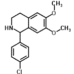 CAS#: 55507-15-8， 1-(4-Chlorophenyl)-6,7-Dimethoxy-1,2,3,4-Tetrahydroisoquinoline