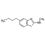 CAS#: 55716-43-3， 5-Butyl-N-Methyl-1,3-Benzothiazol-2-Amine