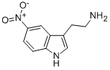 structure of CAS# 55747-72-3, 3-(2-Aminoethyl)-5-Nitroindole;2-(5-Nitro-1H-Indol-3-Yl)Ethylamine;Cbdive_014657;Oprea1_010029