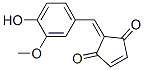 CAS#: 55776-43-7， 2-(3'-Methoxy-4'-Hydroxybenzylidene)Cyclopentene-1,3-Dione