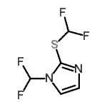 CAS#: 557788-26-8， 1-(Difluoromethyl)-2-[(Difluoromethyl)Sulfanyl]-1H-Imidazole