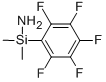 structure of CAS# 55804-98-3, Aminodimethylpentafluorophenylsilane;1-(Amino-Dimethyl-Silyl)-2,3,4,5,6-Pentafluoro-Benzene;[Dimethyl-(2,3,4,5,6-Pentafluorophenyl)Silyl]Amine;Aminodimethylpentafluorophenylsilane