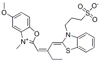 CAS#: 55811-26-2， 5-Methoxy-3-Methyl-2-[2-[[3-(3-Sulphonatopropyl)-3H-Benzothiazol-2-Ylidene]Methyl]But-1-Enyl]Benzoxazolium