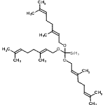CAS#: 55823-85-3， (Tris{[(2E)-3,7-Dimethyl-2,6-Octadien-1-Yl]Oxy}Methyl)Silane