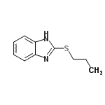 CAS 登录号：55901-21-8， 2-(丙基硫基)-1H-苯并咪唑
