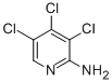 结构式 CAS# 55933-91-0, 2-氨基-3,4,5-三氯吡啶