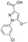 CAS#: 55983-75-0， 3-Carboxy-1-(3-Chlorophenyl)-5-Methoxypyrazole