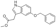 结构式 CAS# 5599-44-0, 5-苄氧基吲哚-3-乙酸甲酯