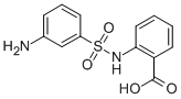 structure of CAS# 55990-13-1, 2-(3-Amino-Benzenesulfonylamino)-Benzoic Acid;Zinc03885344
