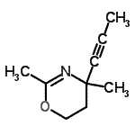 CAS#: 56055-98-2， 2,4-Dimethyl-4-(1-Propyn-1-Yl)-5,6-Dihydro-4H-1,3-Oxazine