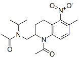 CAS#: 56181-75-0， N-[(1-Acetyl-1,2,3,4-Tetrahydro-6-Methyl-5-Nitro-2-Quinolyl)Methyl]-N-(1-Methylethyl)Acetamide