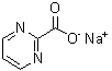 结构式 CAS# 562101-38-6, 2-嘧啶羧酸钠