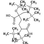 CAS#: 56247-64-4， 5-[Bis(Trimethylsilyl)Amino]-2-{[Bis(Trimethylsilyl)Amino]Methyl}-2-[(Trimethylsilyl)Oxy]Hexanedioic Acid