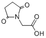 structure of CAS# 5626-41-5, N-Succinylglycine;2-(2,5-Dioxo-1-Pyrrolidinyl)Acetic Acid;2-Succinimidoacetic Acid;2-(2,5-Dioxopyrrolidin-1-Yl)Ethanoic Acid