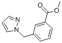 structure of CAS# 562803-63-8, Methyl 3-(1H-Pyrazol-1-Ylmethyl)Benzoate;METHYL 3-(1H-PYRAZOL-1-YLMETHYL)BENZOATE