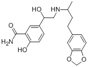CAS#: 56290-94-9， 5-[2-[[3-(1,3-Benzodioxol-5-Yl)-1-Methylpropyl]Amino]-1-Hydroxyethyl]Salicylamide