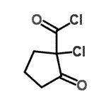 CAS#: 56447-18-8， 1-Chloro-2-Oxocyclopentanecarbonyl Chloride