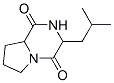 CAS#: 5654-86-4， 3S-trans)-Hexahydro-3-isobutylpyrrolo(1,2-a)pyrazine-1,4-dione