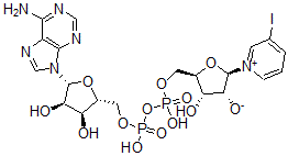 CAS#: 56541-70-9， (2R,3R,4S,5R)-5-[[[[(2R,3S,4R,5R)-5-(6-Aminopurin-9-Yl)-3,4-Dihydroxyoxolan-2-Yl]Methoxy-Hydroxyphosphoryl]Oxy-Hydroxyphosphoryl]Oxymethyl]-4-Hydroxy-2-(3-Iodopyridin-1-Ium-1-Yl)Oxolan-3-Olate