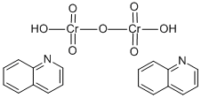 structure of CAS# 56549-24-7, Quinolinium Dichromate;QUINOLINIUM DICHROMATE  97%;QUINOLINIUM DICHROMATE 95+%;QUINOLINIUM DICHROMATE