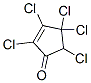 structure of CAS# 5659-47-2, 2,3,4,4,5-Pentachlorocyclopent-2-En-1-One;2,3,4,4,5-Pentachloro-1-Cyclopent-2-Enone